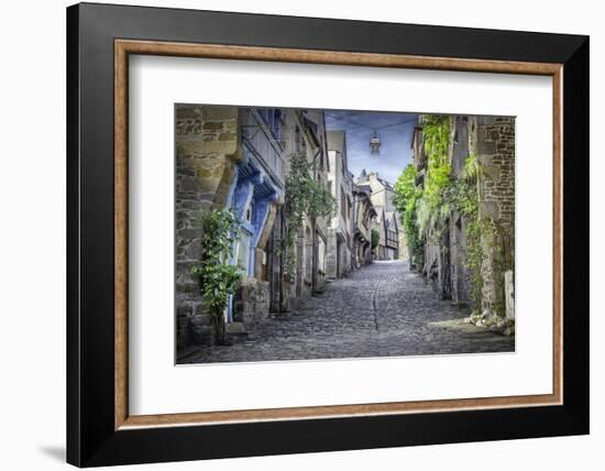 Dinan, the Jerzual Street-Philippe Manguin-Framed Photographic Print