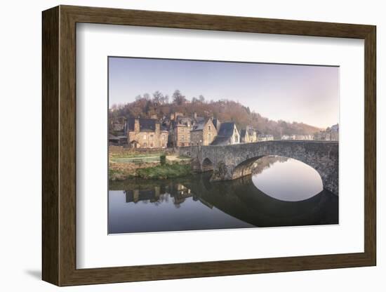 Dinan, the old bridge.-Philippe Manguin-Framed Photographic Print