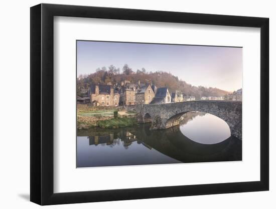 Dinan, the old bridge.-Philippe Manguin-Framed Photographic Print