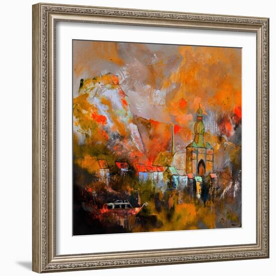 Dinant Belgium 88413-Pol Ledent-Framed Art Print