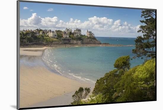 Dinard Beach In Bretagne-Philippe Manguin-Mounted Photographic Print