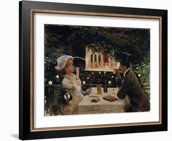 Diner aux Ambassadeurs-Jean Béraud-Framed Giclee Print