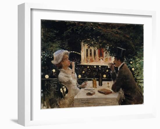 Diner aux Ambassadeurs-Jean Béraud-Framed Giclee Print