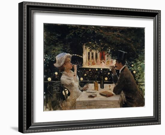 Diner aux Ambassadeurs-Jean Béraud-Framed Giclee Print