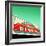 Diner Neon Retro Sign in America-Salvatore Elia-Framed Photographic Print