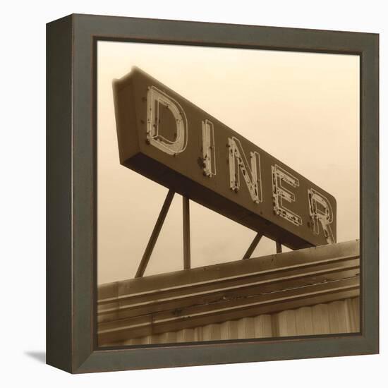 Diner Sign-Walter Robertson-Framed Stretched Canvas