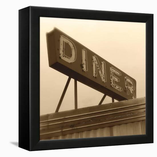 Diner Sign-Walter Robertson-Framed Stretched Canvas