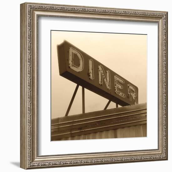 Diner Sign-Walter Robertson-Framed Art Print