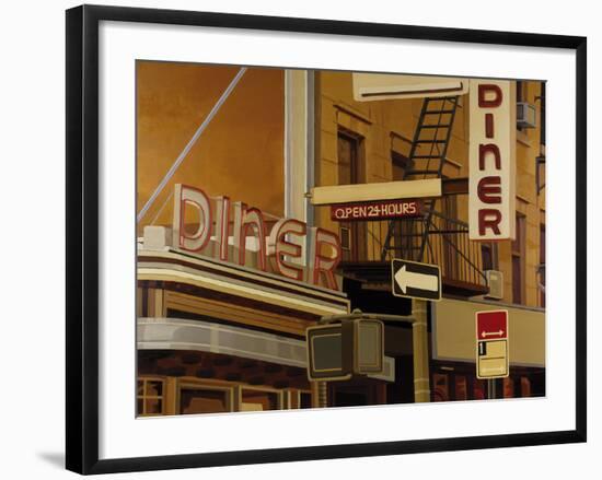Diner-Andy Burgess-Framed Giclee Print