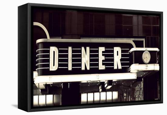 Diner-Susan Bryant-Framed Stretched Canvas