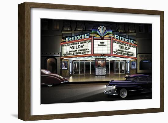 Diners and Cars I-null-Framed Art Print