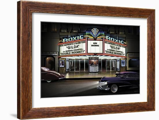 Diners and Cars I-null-Framed Art Print