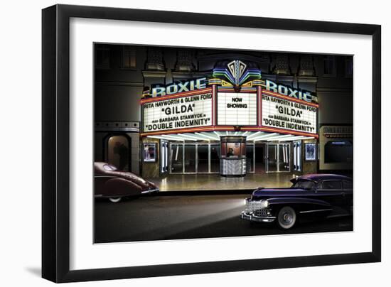 Diners and Cars I-null-Framed Art Print
