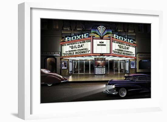 Diners and Cars I-null-Framed Art Print