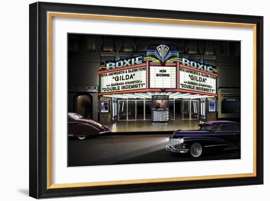 Diners and Cars I-null-Framed Art Print