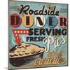 Diners and Drive Ins II-Pela Design-Mounted Art Print