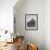 Diners Enjoying A Locally Sourced Dinner Inside An Old Barn In Sierraville Valley, California-Shea Evans-Framed Photographic Print displayed on a wall