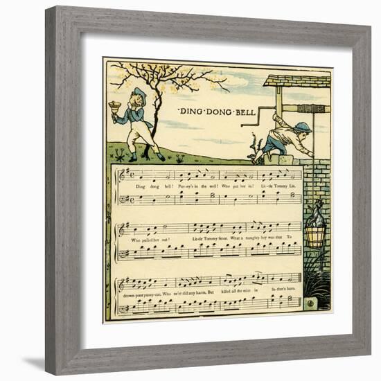 Ding dong bell-Walter Crane-Framed Giclee Print