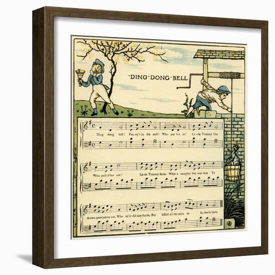 Ding dong bell-Walter Crane-Framed Giclee Print