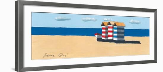 Dinghy and Shack I-Irene Celic-Framed Art Print