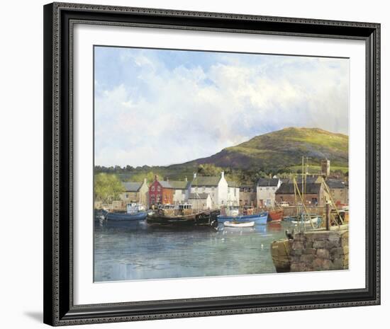 Dingle Harbour-Clive Madgwick-Framed Giclee Print