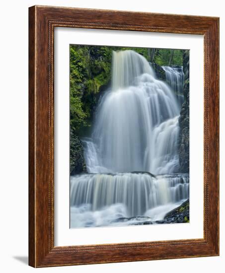 Dingman's Falls and Forest, Dingman's Ferry, Pennsylvania, Usa-Jay O'brien-Framed Photographic Print