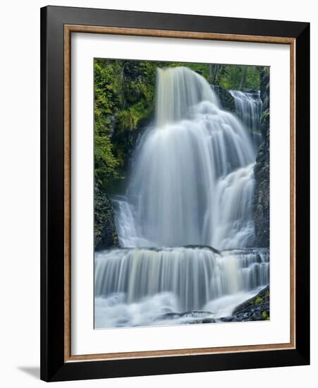 Dingman's Falls and Forest, Dingman's Ferry, Pennsylvania, Usa-Jay O'brien-Framed Photographic Print