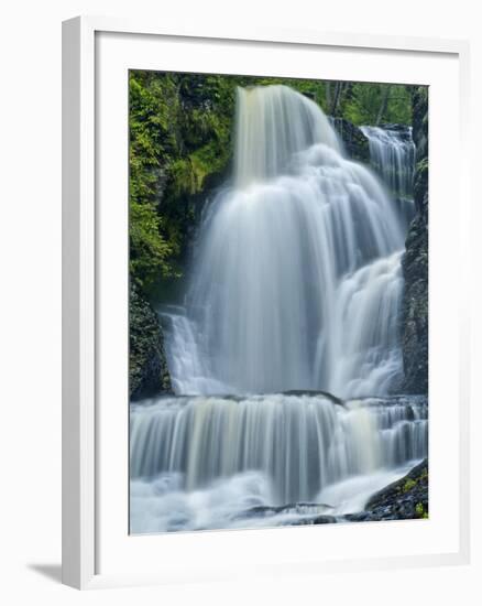 Dingman's Falls and Forest, Dingman's Ferry, Pennsylvania, Usa-Jay O'brien-Framed Photographic Print