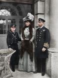 Our Sailor King, His Consort, and the Sailor Heir to the Throne, 1910-Dinham-Framed Giclee Print