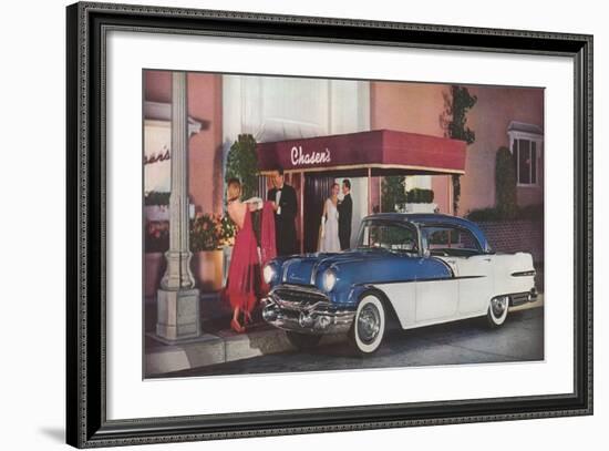 Dining at Chasen's-null-Framed Art Print