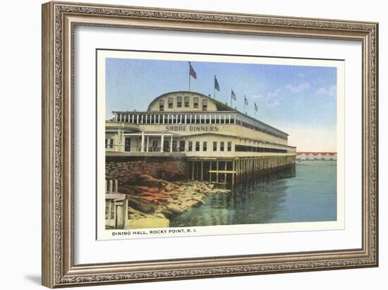 Dining Hall, Rocky Point, Rhode Island-null-Framed Art Print