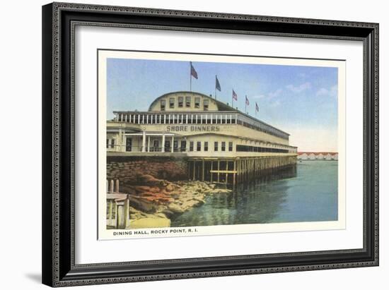 Dining Hall, Rocky Point, Rhode Island-null-Framed Art Print