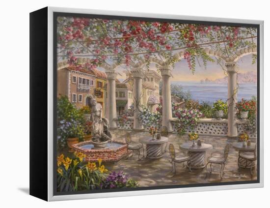 Dining on the Terrace-Nicky Boehme-Framed Premier Image Canvas