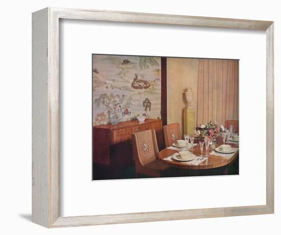 'Dining-room', 1940-Unknown-Framed Photographic Print