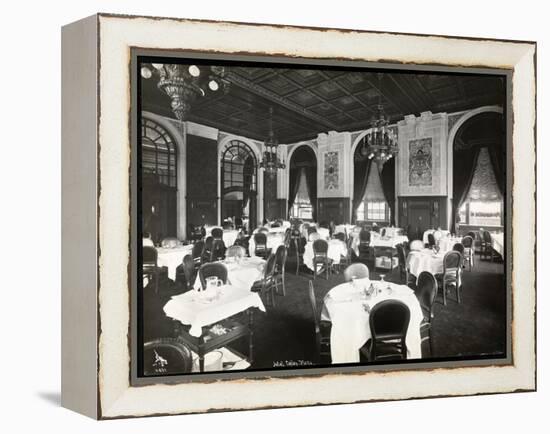 Dining Room at the Copley Plaza Hotel, Boston, 1912 or 1913-Byron Company-Framed Premier Image Canvas