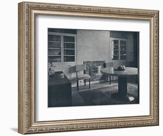 'Dining-room for a house in Highgate Village, London', 1936-Unknown-Framed Photographic Print