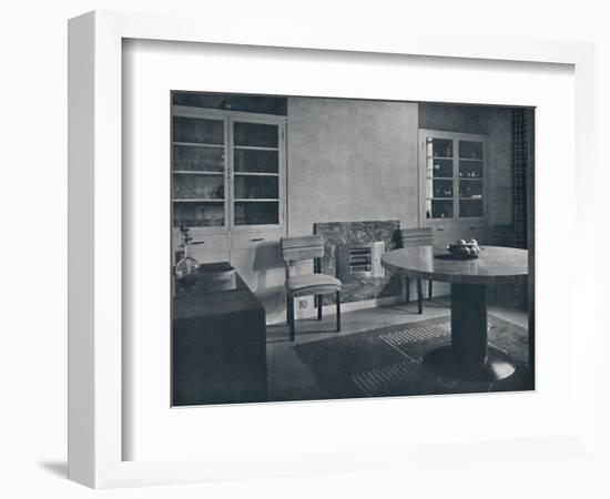 'Dining-room for a house in Highgate Village, London', 1936-Unknown-Framed Photographic Print