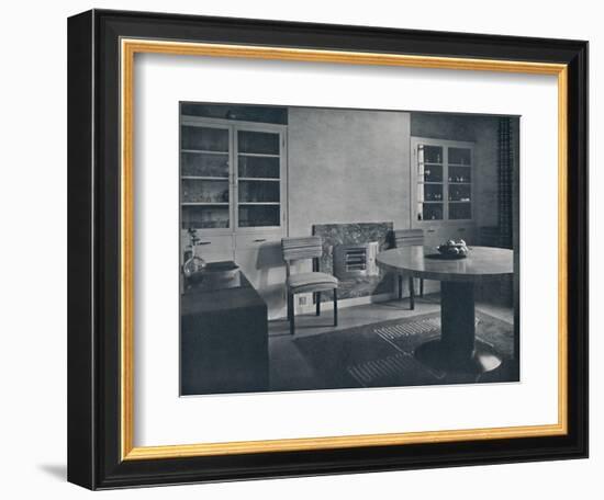 'Dining-room for a house in Highgate Village, London', 1936-Unknown-Framed Photographic Print