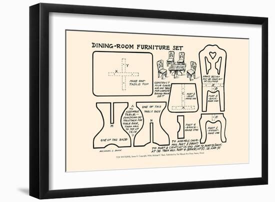 Dining- Room Furniture Set-Michael C. Dank-Framed Art Print