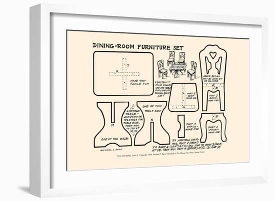 Dining- Room Furniture Set-Michael C. Dank-Framed Art Print