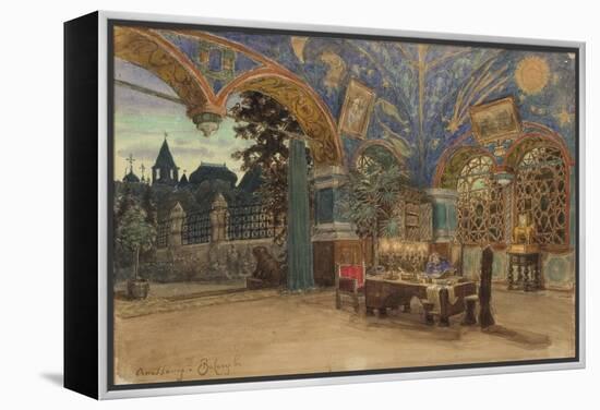 Dining Room of Prince Vasily Golitsyn, 1897-Appolinari Mikhaylovich Vasnetsov-Framed Premier Image Canvas