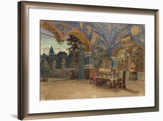 Dining Room of Prince Vasily Golitsyn, 1897-Appolinari Mikhaylovich Vasnetsov-Framed Giclee Print