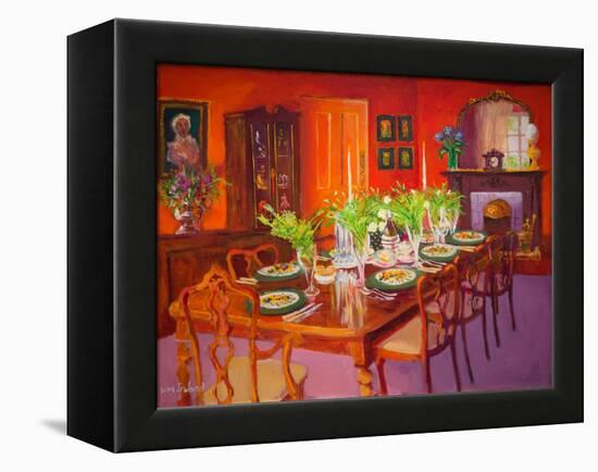 Dining Room (Oil on Board)-William Ireland-Framed Premier Image Canvas