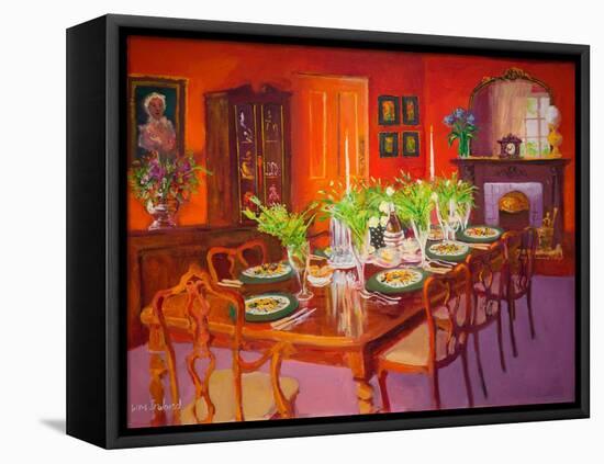 Dining Room (Oil on Board)-William Ireland-Framed Premier Image Canvas