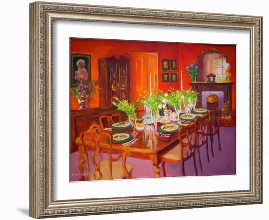 Dining Room (Oil on Board)-William Ireland-Framed Giclee Print