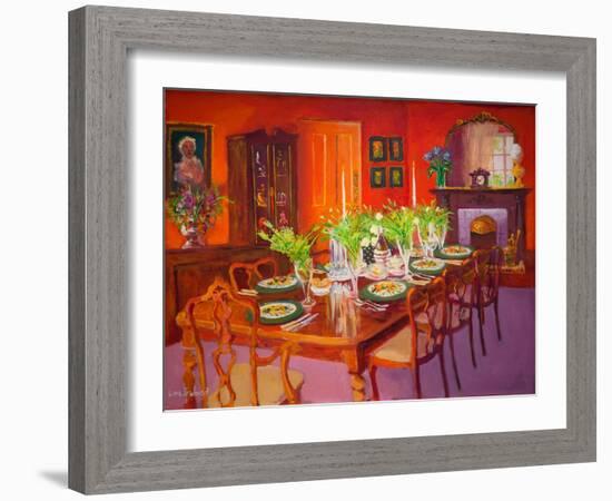 Dining Room (Oil on Board)-William Ireland-Framed Giclee Print