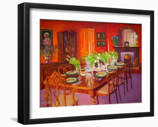 Dining Room (Oil on Board)-William Ireland-Framed Giclee Print