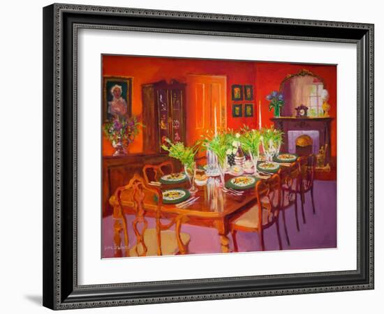 Dining Room (Oil on Board)-William Ireland-Framed Giclee Print