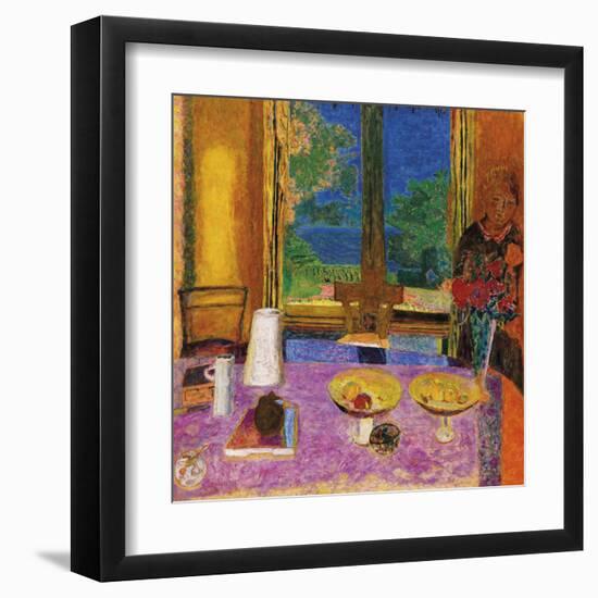 Dining Room On The Garden-Pierre Bonnard-Framed Giclee Print