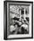 Dining Room on the Ocean Liner 'Ile De France', 1926 (B/W Photo)-French Photographer-Framed Giclee Print